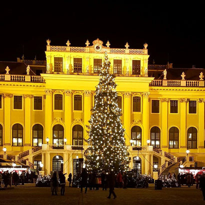 Schoenbrunn palace in Vienna - great Xmas markets, more info at danteharker.com