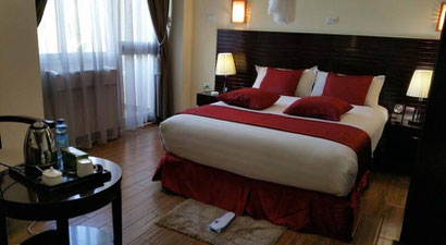 Spacious luxury rooms at the Delano Hotel, Bahar Dar, Ethiopia. Dante Harker