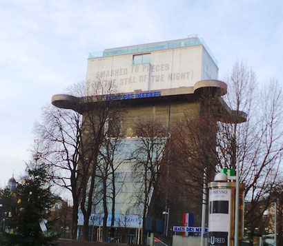 The stark building that is the Aqua Terra Zoo