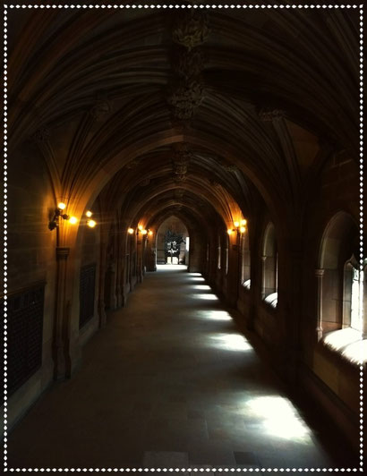Gothic architecture at John Rylands Library, Manchester