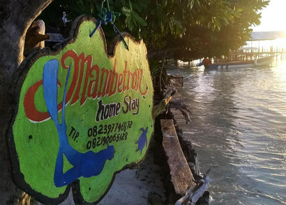 Mambetron Homestay on Kri island (Pulau Mansuar)