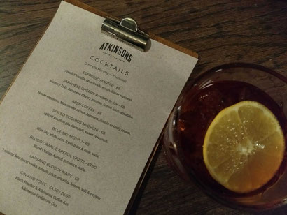 Atkinsons cocktails Manchester