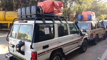 Our jeep at Ethio Tours and Travel. Dante Harker