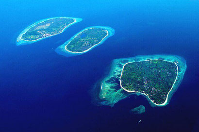 The three Gili Islands - Dante Harker