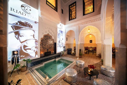 The courtyard at Riad Star