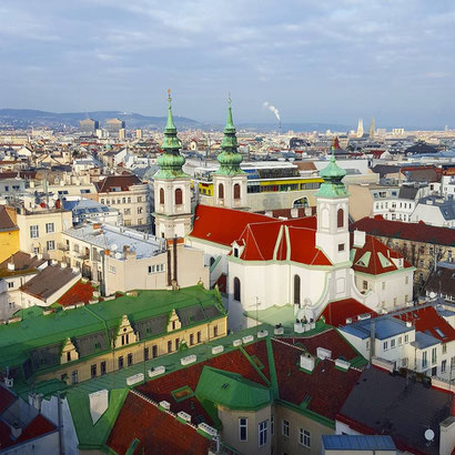 Stunning view over the roof tops of Vienna more info at danteharker.com