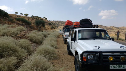 Our transport into the Danakil Depression, Ethiopia. Dante Harker