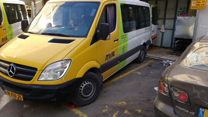 This is the bus that takes you from Jerusalem to the border.