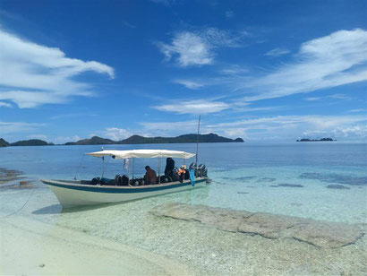 The amazing beaches at Raja Ampat, Indonesia