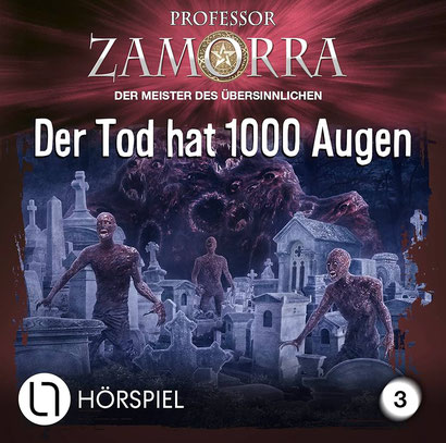 CD Cover Professor Zamorra Der Tod hat 1000 Augen
