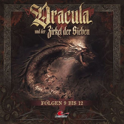 CD-Cover Sammelbox Dracula und der Zirkel der Sieben, Folgen 9-12