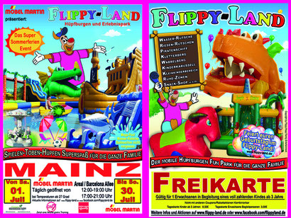 #flippyland #hüpfburgenland #Mainz #Ferien #Wasserrutsche #Freikarte