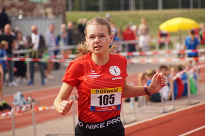 Im Ziel: Johanna Schmidt