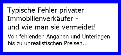 Typische Fehler von Privatverkäufern