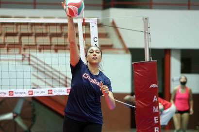 Adora Anae en su primera practica con Caguas / Foto por Heriberto Rosario Rosa
