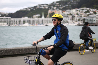 Riding a bike after 8 months.