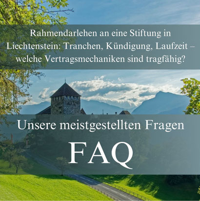 Rahmendarlehen an die Familienstiftung Liechtenstein 