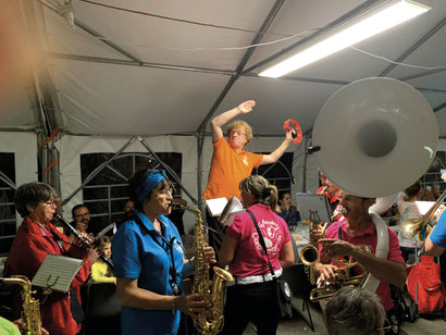 Les Bandas sont des rendez-vous musicaux incontournables des manifestations lauragaises. Crédit photo : Couleur Média