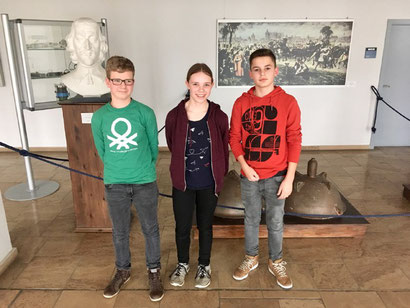 Von links nach rechts: Paul Sauermann, Elisabeth Halbach und Michel Nigman.