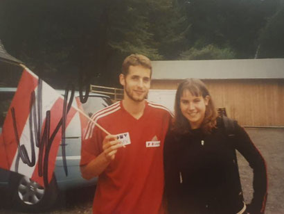 Mit meinem Lieblings-Skispringer Wolfgang Loitzl.