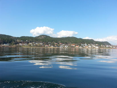 Mit dem Schiff auf dem Oslofjord