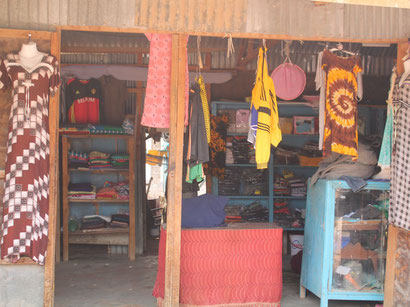 Bekleidungsgeschäft in Dadaab, Kenia.