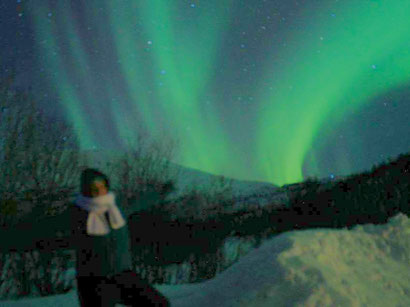 Bucketlist-Check: Ich mit dem Nordlicht auf Senja