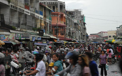 La population de Phnom Penh. Crédits : Flickr Creative Commons / Axel Drainville