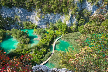 Plitvice meren in Kroatië