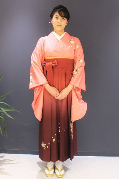 卒業式の着付け