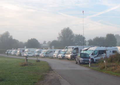 Morgenstimmung Wohnmobilhafen Bad Dürrheim