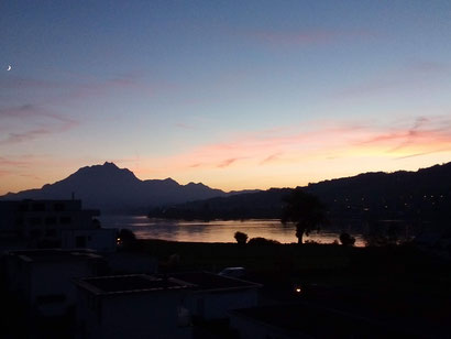 Abendstimmung Seeburg Küssnacht
