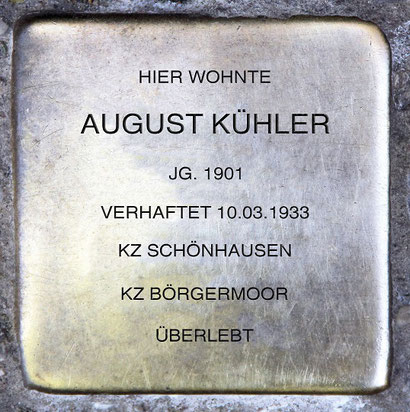 Die Beispielgrafik zeigt, wie der Stolperstein für Kühler aussehen könnte.