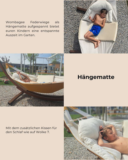 Federwiege Wombagee als Hängesmatte