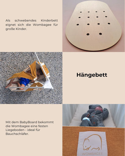 Federwiege Wombagee als Hängesbett