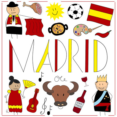 Mein Sketchnotes Reise ABC - M wie Madrid