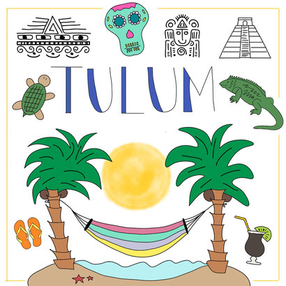 Mein Sketchnotes ABC - T wie Tulum