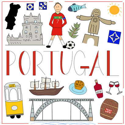 Mein Sketchnotes ABC - P wie Portugal