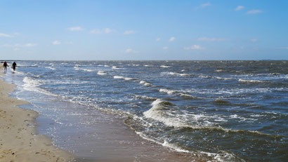 Der Spaziergang an der Wasserkante ist immer herrlich