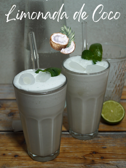 Salzig-süßer Mix aus Eiswürfeln, Cocos, Limetten und Minze nach einem Rezept aus Kolumbien.