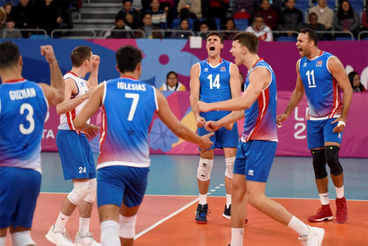 La Seleccion Masculina viaja ahora a Bulgaria / foto por Norceca