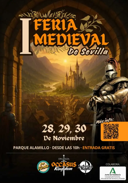 cuando es, donde es, horarios y programa de la feria medieval de Sevilla