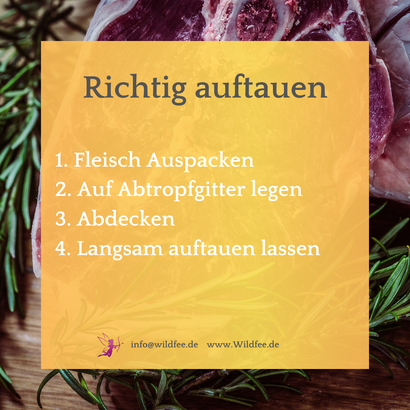 wildfleisch richtig einfrieren und auftauen wildfees webseite