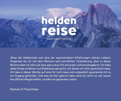 erfahrung zur heldenreise nach paul rebillot . liane adam . heldenseminare