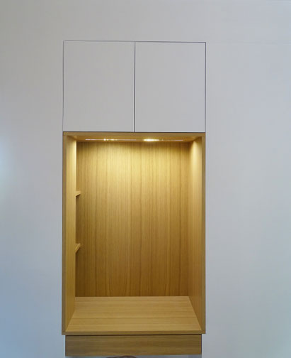 Architecture interieure decoration agencement la maison 17 quimper finistere  mobilier sur mesure bureau chêne dressing rangement 