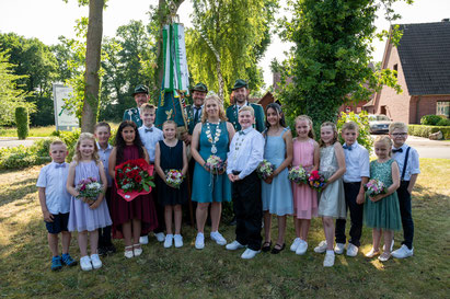 Königin Pauline Abeln und Justus Nienaber