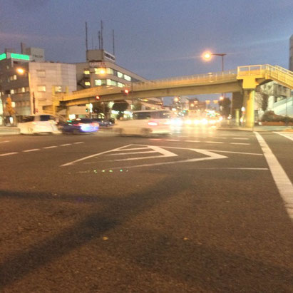 住み込み場近くの街並み