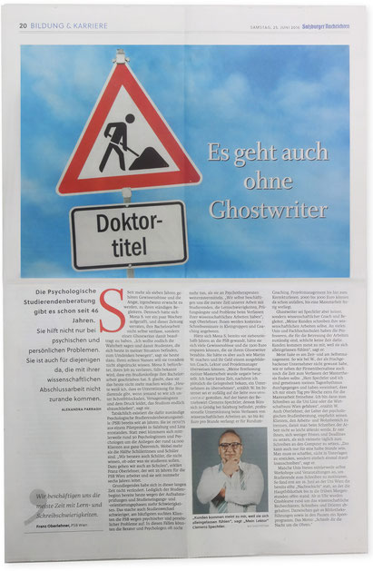 SALZBURGER NACHRICHTEN Presse Mein Lektor