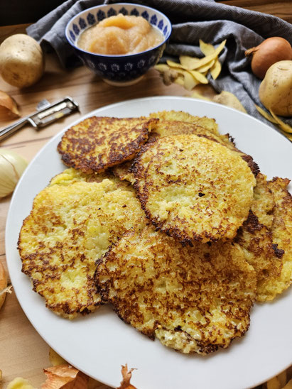 Knusprige Kartoffelpuffer wie bei Oma