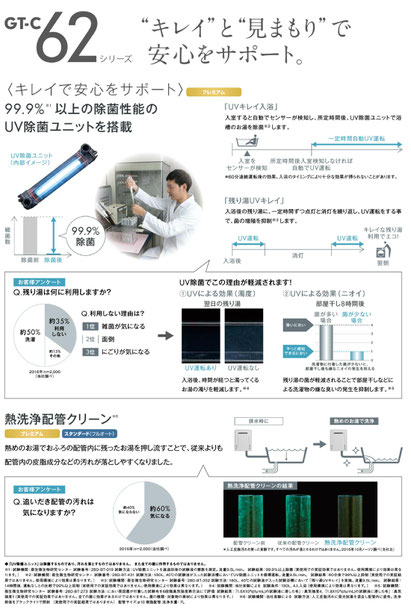 GT-C62シリーズ　UV除菌ユニット